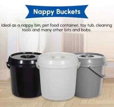 Kunststoff Windeleimer mit Deckel 14L / 3 Gallonen Baby Haus Eimer Eimer Ordnung Behälter Diaper Pail price