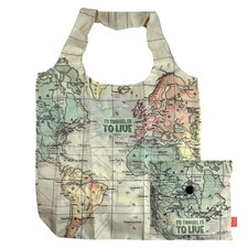 LEGAMI FALTBARE TASCHE BEUTEL TRAVEL WELTKARTE NEU OVP Travel Tasche price