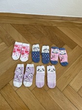 Mädchen Kinder Socken 23 Stoppelsocken Nicki Flauschig Set 5 Paar Katzen Socks Mädchen-Socken Set price