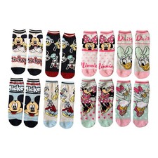 Disney Socken 4er Set Kinder Mickey Minnie Maus Kurzsocken Motiv Mädchen Junge Mädchen-Socken Set price