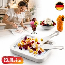 Ice Cream Rolls Maker Eisplatte Platte gerollt Eiscreme Maker Pan mit 2 Spateln Ice Creme Maker price