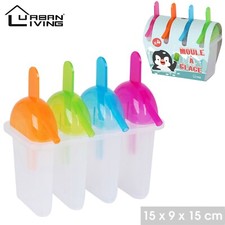 4x ICE-MAKER EISBOX FÖRMCHEN WASSEREIS SELBER MACHEN SELBST GEMACHT EIS-CREME !! Ice Creme Maker price