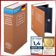 Buchtresor Buchsafe Geldkassette Geheimversteck Wertsachen Bücher Tresor Safe XL Safe price
