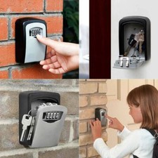 Schlüsseltresor mit 4-stelligem Zahlencode Safe Speicher Verschluss Kasten Außen Safe price