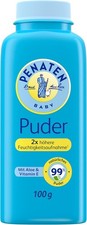 Penaten natürliches Baby Puder mit Aloe & VitaminE(1x 100g)- Schützt e Baby-Puder price