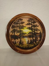 Bild aus Natursteine/ Holz Glitzerbild Wandbild 3D-Effekt, Unbenutzt / Selten Wanddekoration aus Naturstein price