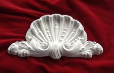 Stuck, Muscheldekoration, Wand "Muschel" [BAD-7205B], Fassadenstuck, Steinguss Wanddekoration aus Naturstein price