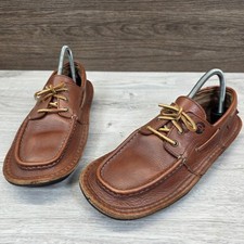 Red or Dead Herren Vintage Deck Bootsschuhe Braun Leder Größe UK 7 EU 41 Selten Herren-Boat Schuhe price
