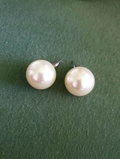 Big Pearl Stud Earrings Pearl Earrings price