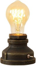 Vintage Steampunk Tischlampe Schreibtisch UK Stecker Halter 1,5 m - LEUCHTMITTEL ENTHALTEN Babyzimmer-Tischlampe price