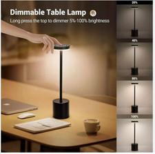 Kabellose Wiederaufladbare Metall Tisch Schreibtisch Lampe Touch Control Dimmbar Nachtlicht Babyzimmer-Tischlampe price