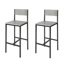 B-waren 2-er Set Barhocker mit Rücken-Lehne Thekenstühle FST53-HGx2-bwaren Barhocker price