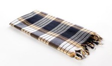 Pestemal Lendentuch Hamamtuch Saunatuch Plaid Karo schwarz Profi-Qualität NEU Pestemal price