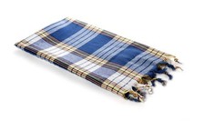 Pestemal Lendentuch Hamamtuch Saunatuch Plaid Handtuch Karo blau NEU Pestemal price