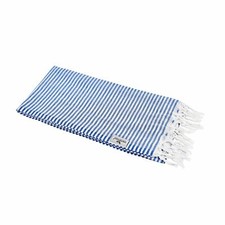Hamamtuch Fouta Streifen royal blau leicht hauchzart Pestemal 90x180 100% Cotton Pestemal price