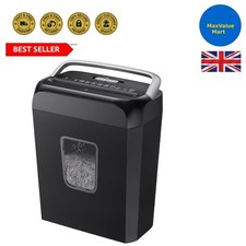 Bonsaii Micro-Cut Aktenvernichter, 6 Blatt Kapazität für Zuhause und Büro - Paper Shredder price