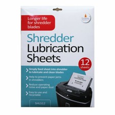 Kathedrale Aktenvernichter Schmieröl Blätter - 12 Stück Paper Shredder price