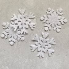 Spitzenfilz Schneeflocken, Filz gestanzt Schneeflocken Felt price