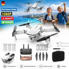 Mini Selfie Drone Quadrocopter mit Akkus Faltbar FPV Drohne 1080P HD Dual Kamera Drone price