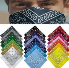 Bandana Paisley Baumwolle Tuch Halstuch Kopftuch Mundschutz Biker Piratentuch DE Herren-Schal price