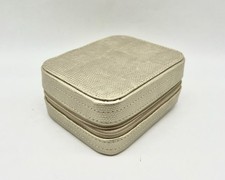 Kleine Schmuckschatulle Travel Jewelry Box metallic-goldfarben Kunstleder Jewelry Boxes price