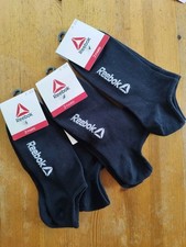 6 Paar Reebok Low Cut Sneaker Socken Set Gr. 40-43 Schwarz  Neu Herren-Socken Set price