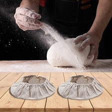 3er Set 9 Zoll rund Brot Banneton Liner Tuch einfach zu bedienen und zu reinigen Küchen-Textile Set price