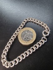 Vintage Sterlingsilber Armband 12,52 g 7" sicherer Verschluss Silver Bracelet price