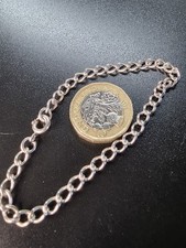 Vintage Sterlingsilber Armband 5,06 g 7 Zoll sicherer Verschluss Silver Bracelet price