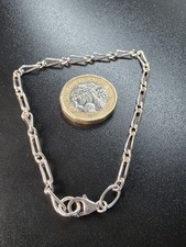 Vintage Sterlingsilber Armband 5,28 g 7" sicherer Verschluss Silver Bracelet price