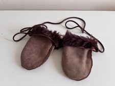 Vintage Kleinkind Kleinkind Fäustlinge Handschuhe 70er Jahre Lammfell Baby-Handschuhe price