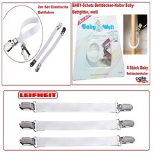 Bettlaken Spanner Bettlakenspanner Deckenhalter für Babybett Spannbettlaken Neu Baby-Bettlaken price