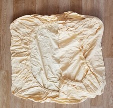 Babybett Spannbettlaken 100% Baumwolle Gelb 70×140 cm Baby-Bettlaken price