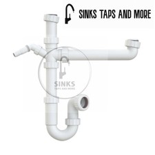 EIN & HALB 1,5 SCHÜSSEL KÜCHE SPÜLE SANITÄR FALLE MIT GERÄTEAUSLASS 40mm Electric Küche Appliances (Display-Outlet) price