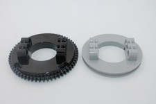 Lego Technic 1x Drehkranz turntable 18938 18939 schwarz black hellgrau gray Turntable & Zubehör price
