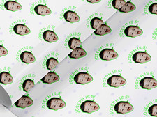 Geschenkpapier Foto Geburtstag personalisiert, Geschenkpapier, jedes Bild, jeder Name Wrapping Paper price