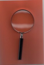 3 ZOLL DURCHMESSER LUPE, METALL MIT GLASLINSE X 2-3 VERGRÖSSERUNG. Magnifying Glass price