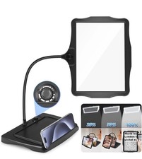 Freisprechlupe 10X mit LED-Licht 11 Zoll volle Seitengröße kabellos Magnifying Glass price