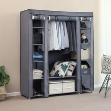 Neu Kleiderschrank Stoffschrank Faltschrank Stoffkleiderschrank Camping Schrank Kleiderschrank & Schrank price