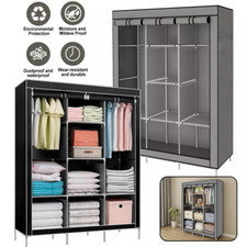 Kleiderschrank Stoffschrank Faltschrank Tragbarer Garderobenschrank Faltbar Kleiderschrank & Schrank price