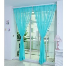 Dekorative Tüll Tür Flügel Vorhang Gardine Panel Transparent Schal Teiler Sheer Vorhang price