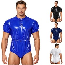 Herren Jumpsuit Dehnbar Trikot Leistung Nachtwäsche Windelüberzug Bademode Rave Herren-Jumpsuit price