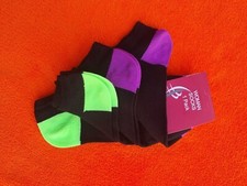 Damen Herren Unisex Sneaker Socken 4er Pack Set Neu B-Ware Neon Gr. 39-42  1131 Damen-Socken Set price