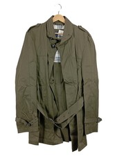 Linus Hamburg Herren Trenchcoat Gr. 52/XL Oliv Baumwolle Mantel Herren-Trench Mantel price