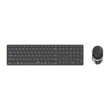 Rapoo 9850M Deskset Dual Wireless Keyboard Mouse 1.600 DPI Aluminium Grey DE Keyboard - Mouse price
