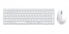 Rapoo 9700M Deskset Dual Wireless Keyboard Mouse 1.600 DPI Aluminium White DE Keyboard - Mouse price