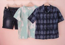 NEXT H&M Jungen Kleidung Outfit Alter 11 Shorts Oberteil Shirt Paket Sommer Jungen-Clothing Set price