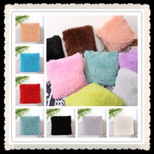 40 cm x 40 cm Flauschig Faux Weich Plüsch Kissenhülle Bezug Kissen Zuhause Bett Sofa Dekor Pillowcase price