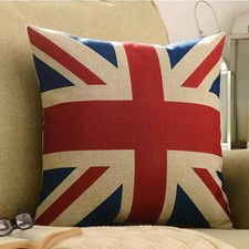 1 Stück Union Jack Flagge Kissenbezug Amerikanische Flagge Kissenhülle Wohndeko UK NEU Pillowcase price