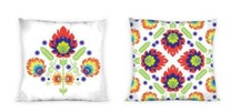 Folklore Lowicz Motiv Blumenmotiv Kissenbezug Kissenhülle Pillowcase 40 x 40 CM Pillowcase price